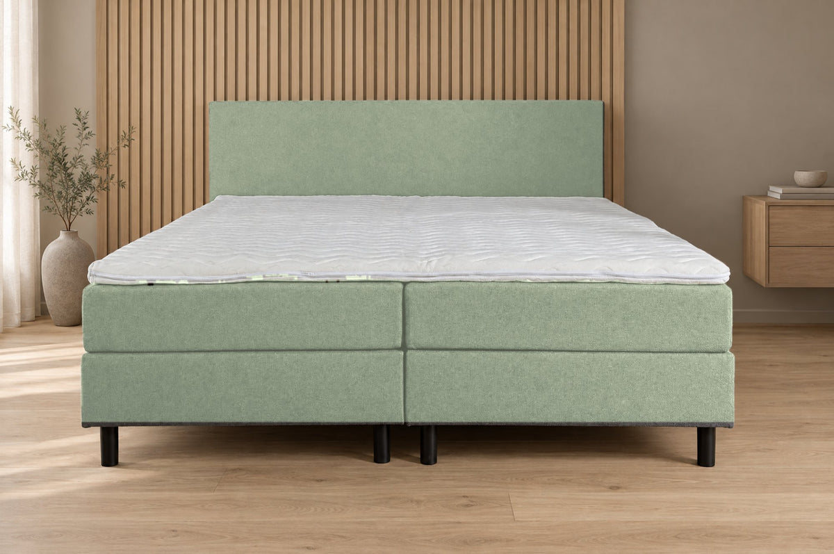 Boxspring in Inari 34 | voorkant, slaapkamer