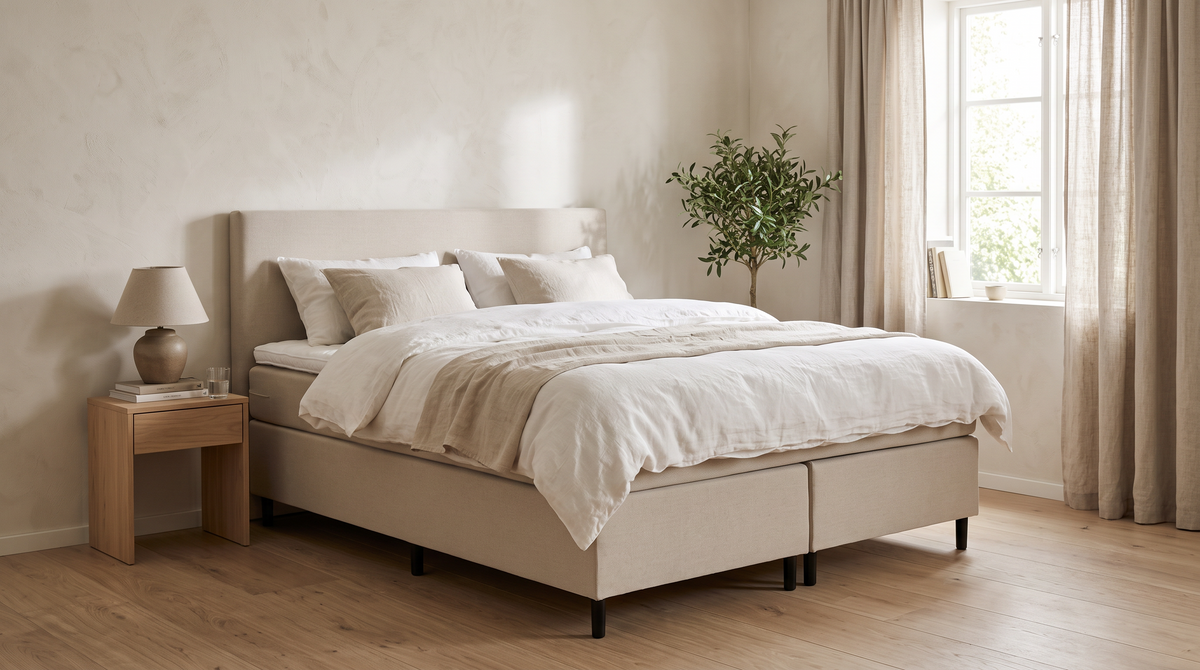 Regular Boxspring in Inari 22 | sfeer slaapkamer
